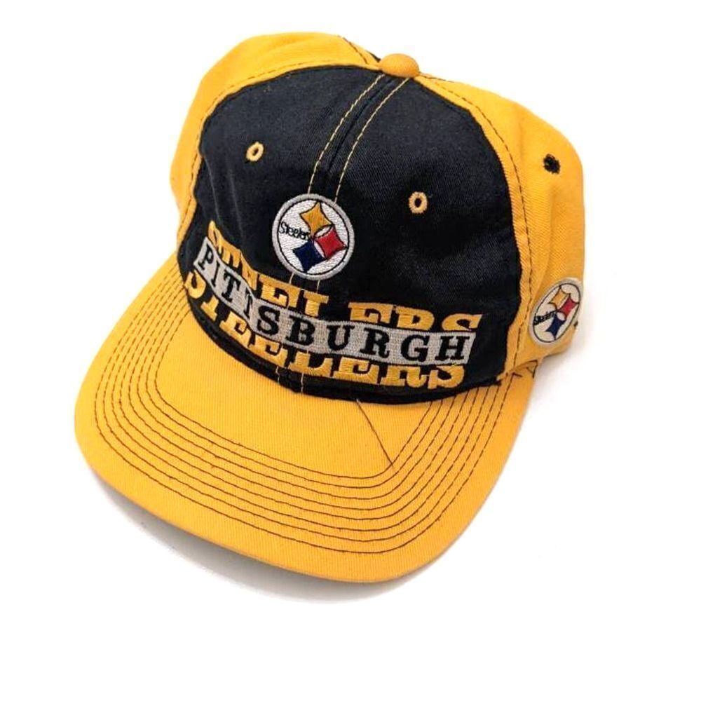 Pittsburgh Steeler Team NFL Youngan Snapback Adjustable Baseball Cap Hat Vintage